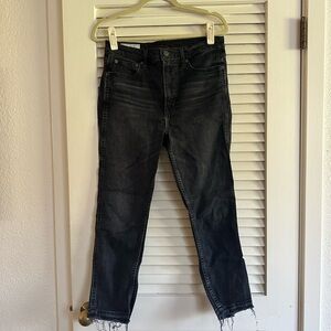 GAP Vintage Slim High Rise Jeans - Black